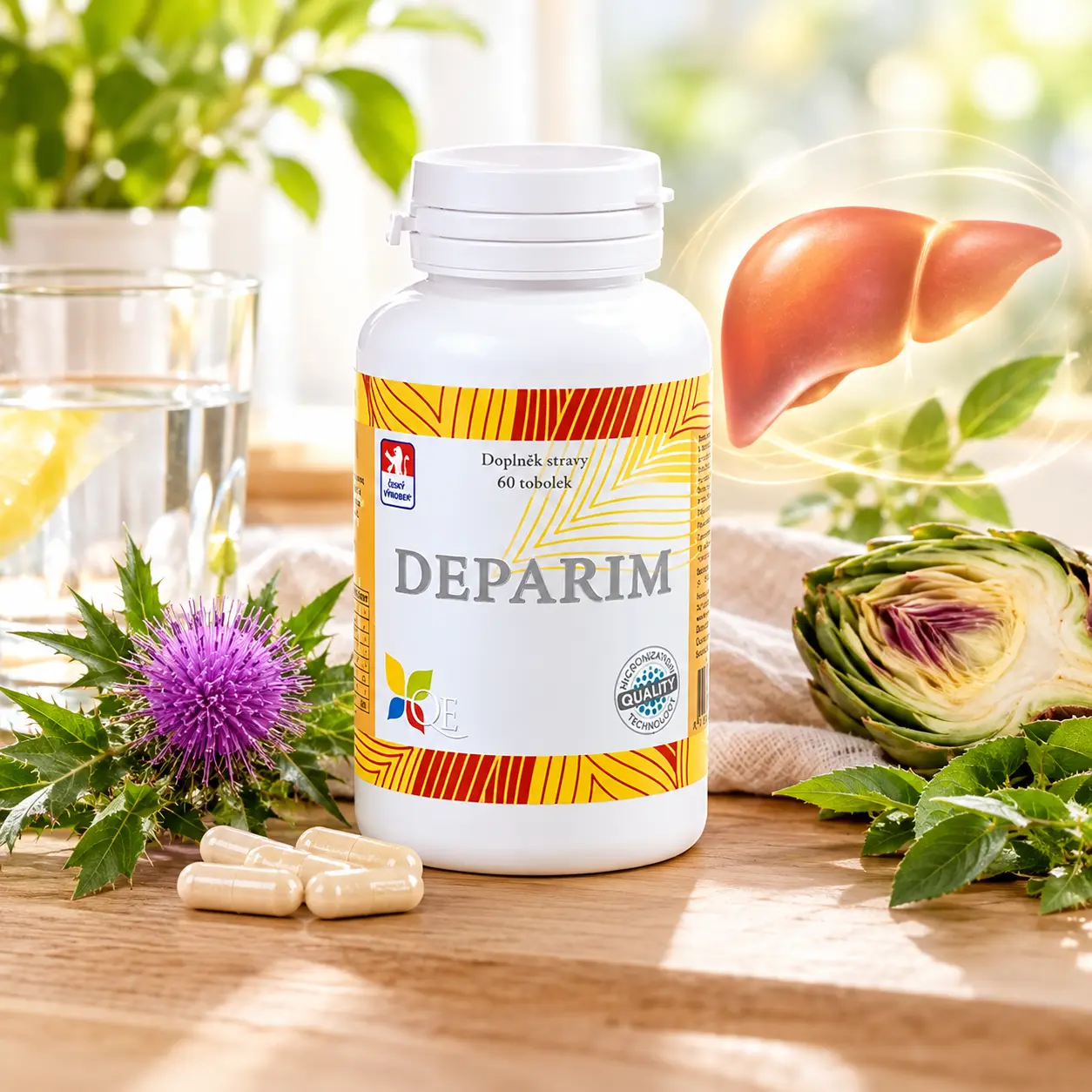 Euniké Deparim – Přírodní hloubková detoxikace jater, střev a dýchacích cest (60 kapslí)