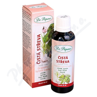 DR.POPOV KAPKY BYLINNÉ ČISTÁ STŘEVA 50ML