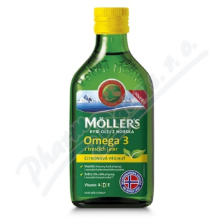 MOLLERS OMEGA 3 - rybí olej  CITRON 250ML